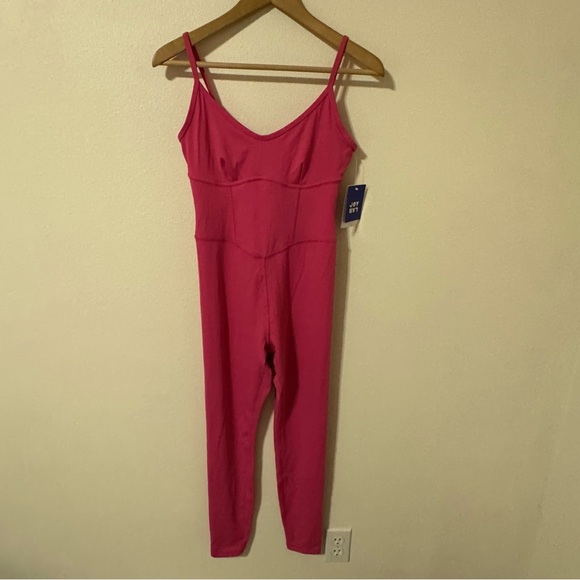 Joy Lab Corset Bodysuit Pink Athleisure Yoga Sleeveless 2023 NWT-Small - Picture 2 of 10